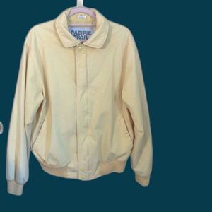 Vintage Pacific Trail Yellow Jacket Sz M Bomber Windbreaker Coat Excellent Cond.